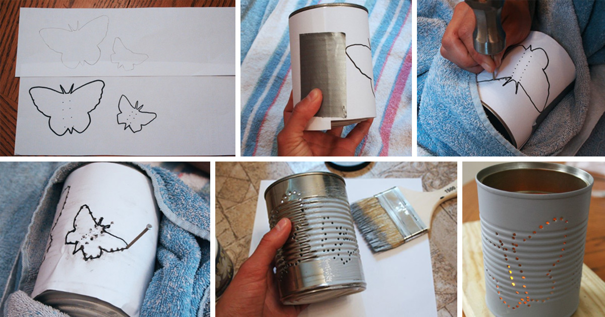 Tin Can Lanterns